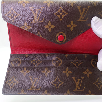 Louis Vuitton Portefeuille Josephine Pink Monogram Canvas Wallet with Removable Pouch