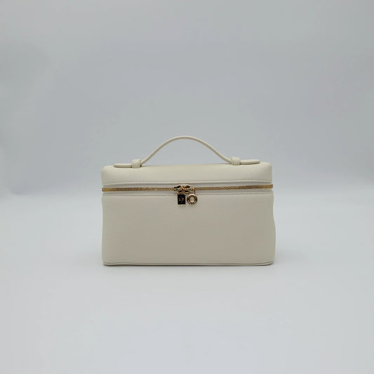 *RARE* Loro Piana Extra Pocket 19 in Whispering White