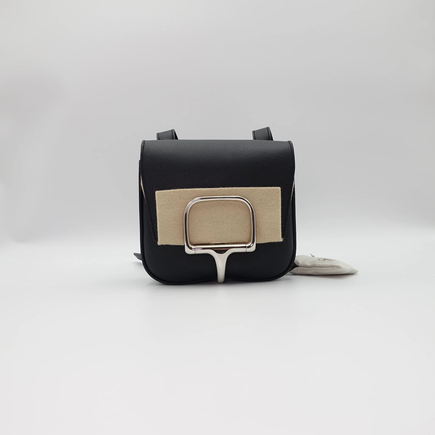 *RARE* Hermes Della Cavalleria Black Epsom Size Mini Bag