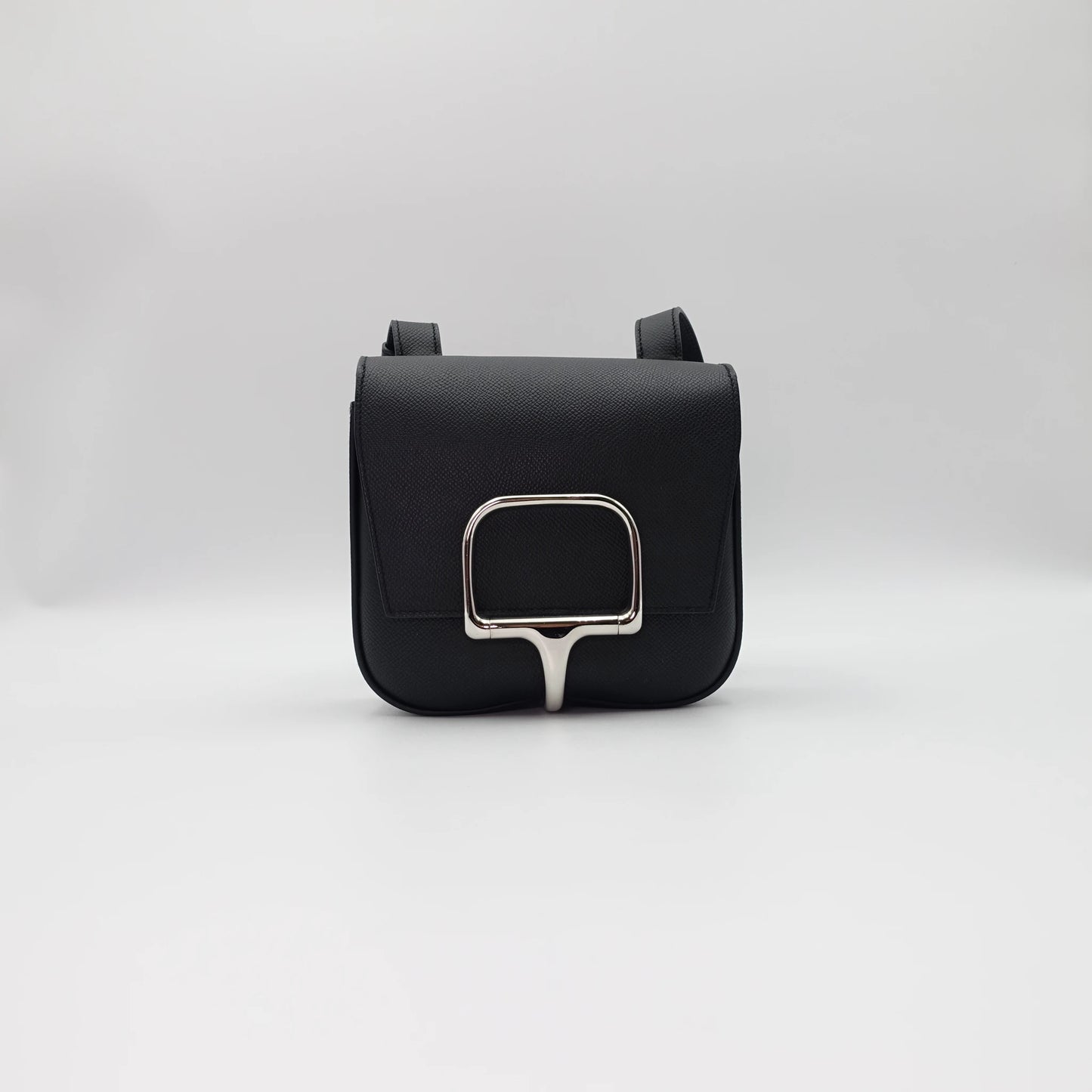 *RARE* Hermes Della Cavalleria Black Epsom Size Mini Bag