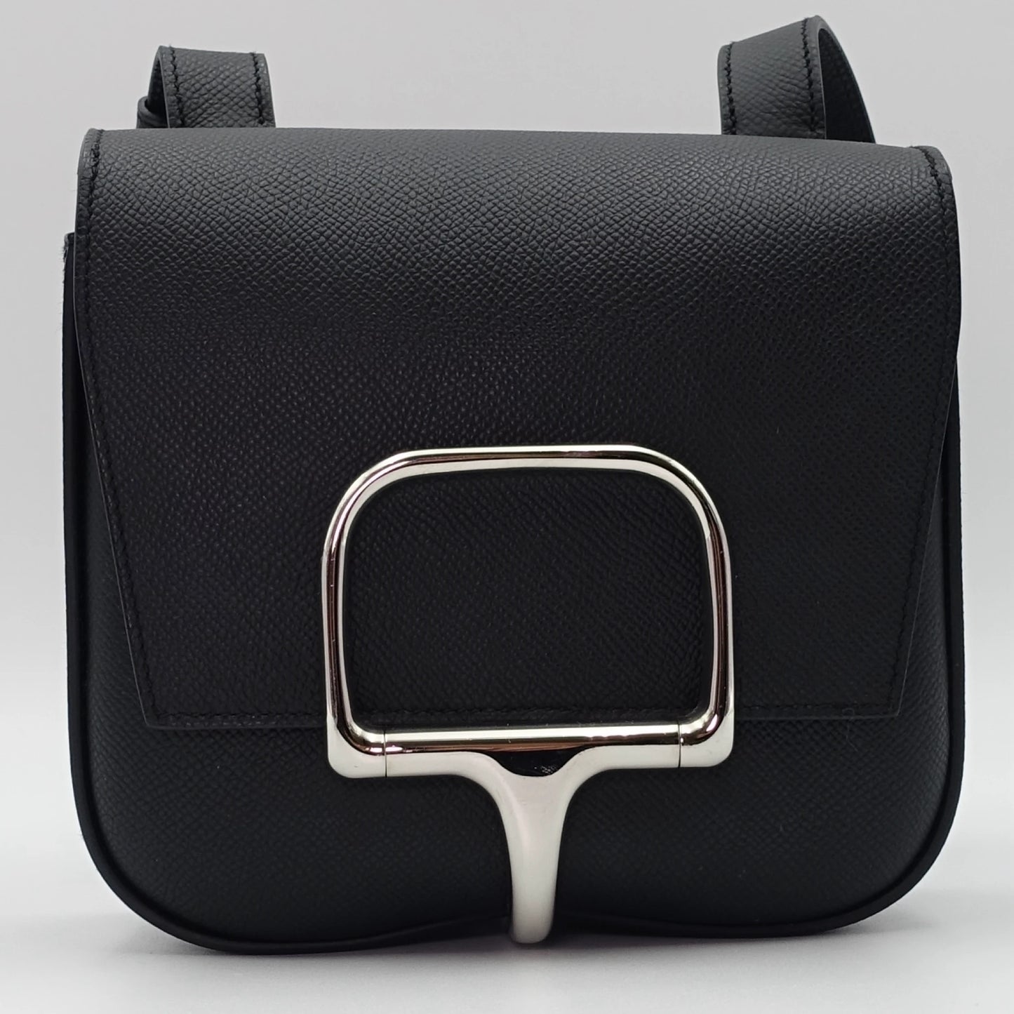 *RARE* Hermes Della Cavalleria Black Epsom Size Mini Bag
