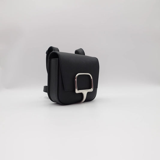 *RARE* Hermes Della Cavalleria Black Epsom Size Mini Bag