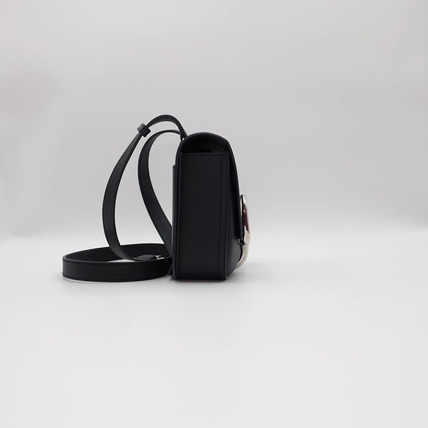 *RARE* Hermes Della Cavalleria Black Epsom Size Mini Bag