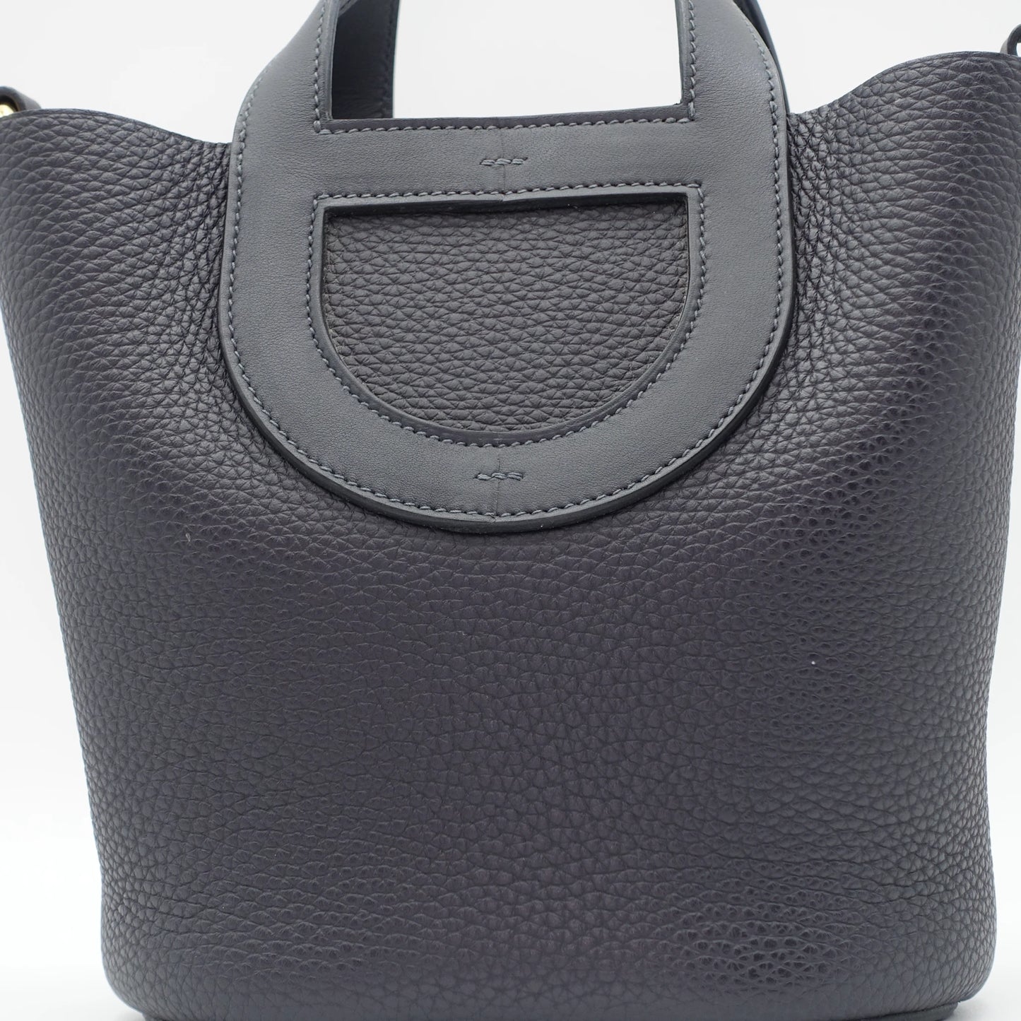 *RARE* Hermès Loop 18 Clémence Leather in Blue Nuit