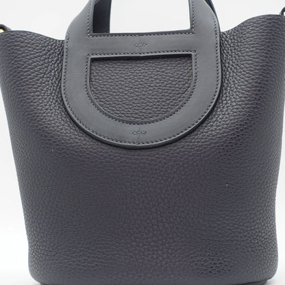 *RARE* Hermès Loop 18 Clémence Leather in Blue Nuit