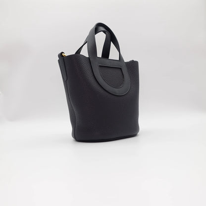 *RARE* Hermès Loop 18 Clémence Leather in Blue Nuit