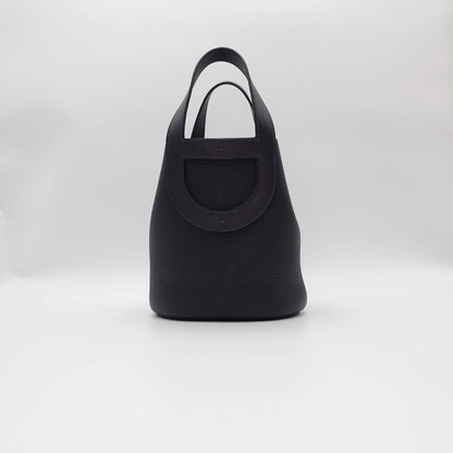 *RARE* Hermès Loop 18 Clémence Leather in Blue Nuit