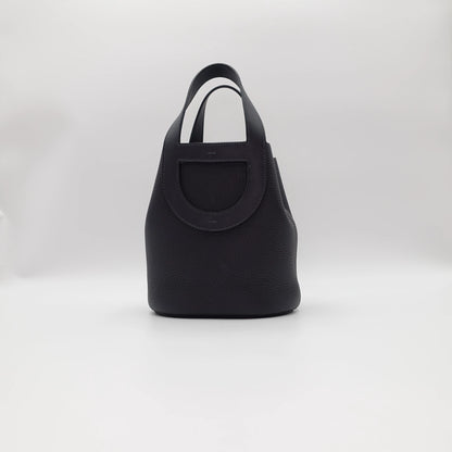 *RARE* Hermès Loop 18 Clémence Leather in Blue Nuit