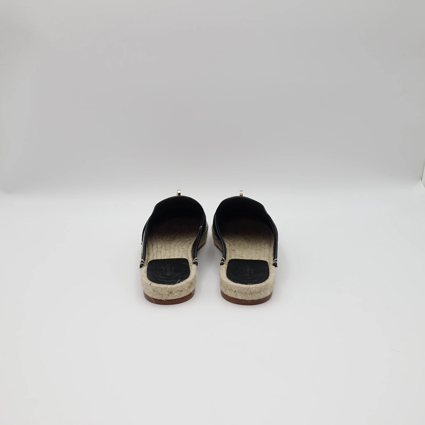 *BRAND NEW* Hermès Feria Leather Backless Espadrilles EU36