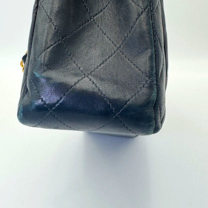 Chanel Classic Single Flap Bag – Black Quilted Lambskin with 24k Gold Hardware (Vintage Series)
