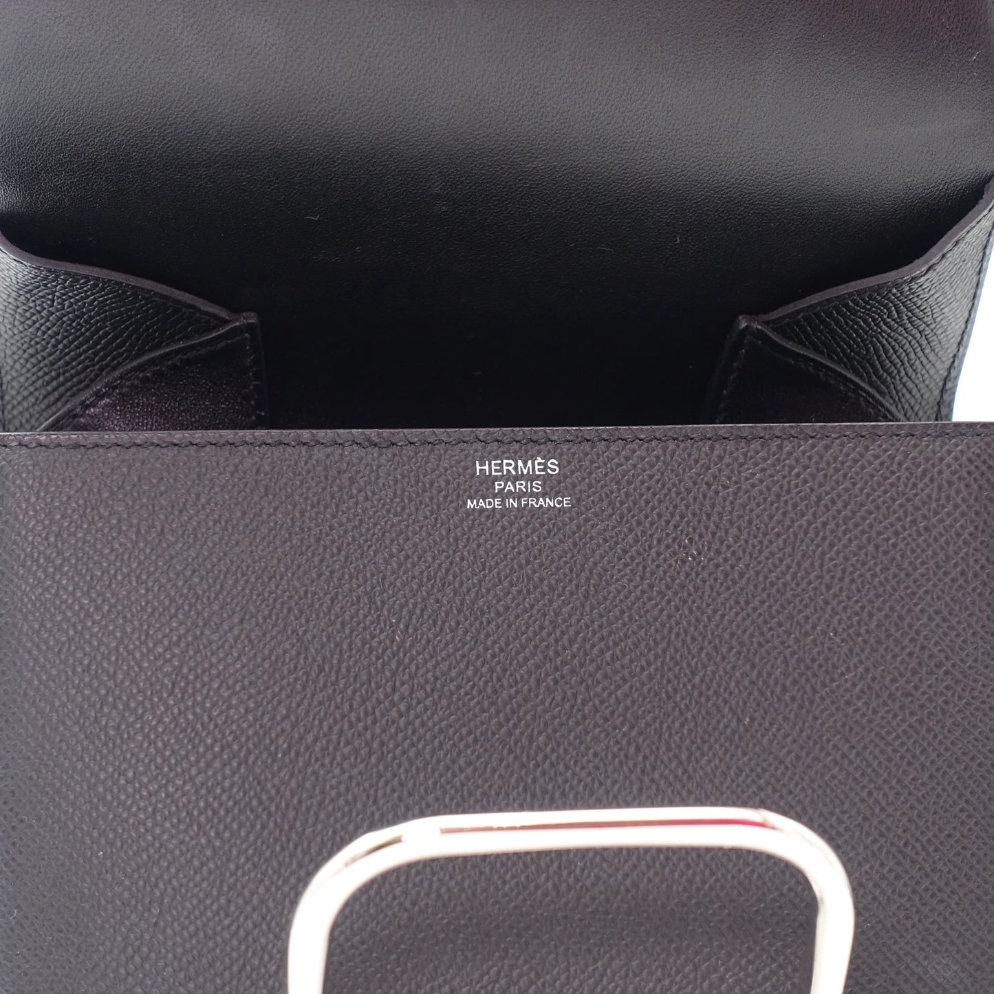 *RARE* Hermes Della Cavalleria Black Epsom Size Mini Bag
