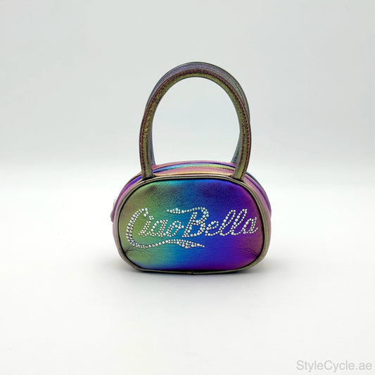 Amina Muaddi Super Amini Ciao Bella Iridescent Bag